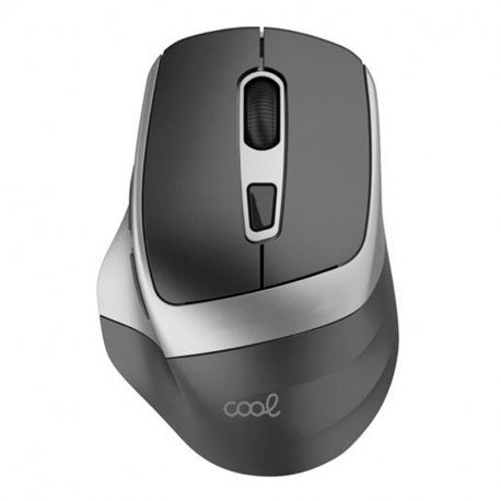 Silent Wireless Mouse COOL Ergonomic Black-Silver