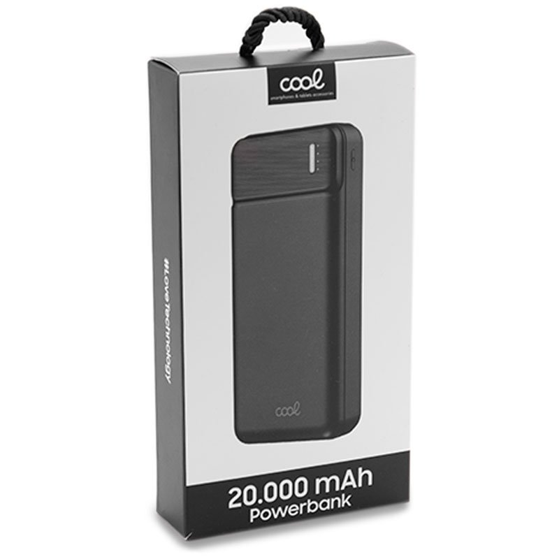 Batería Portátil 20000MAH Negro X02 Puridea