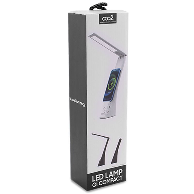 Lmpara LED con Base Qi Carga Inalmbrica COOL Compact Blanco