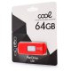 Pen Drive USB x64GB 2.0 COOL Basic Rojo