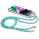 Carcasa COOL para iPhone 14 Cordón Liso Azul