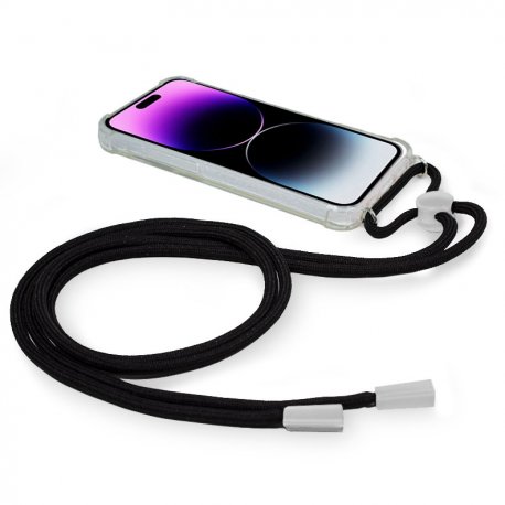 Capa COOL para iPhone 14 Pro Max Cordão Preto