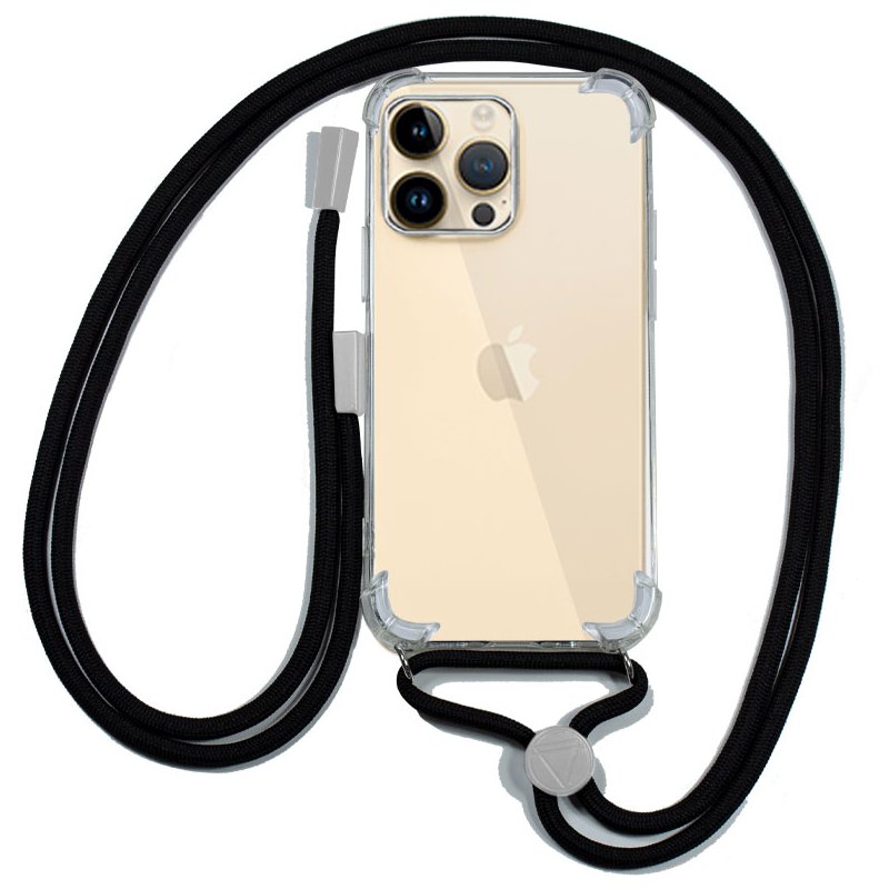 Carcasa COOL para iPhone 14 Pro Max Cordón Negro