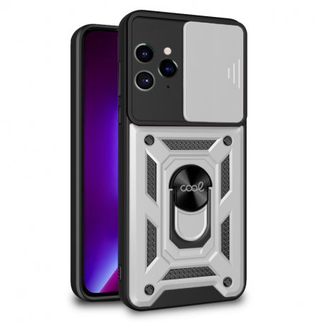 Custodia COOL per IPhone 14 Pro Hard Ring D'argento