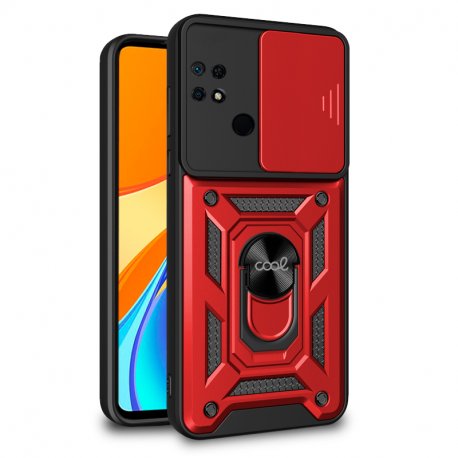 Capa COOL para Xiaomi Redmi 9C / 10A Hard Ring Vermelho