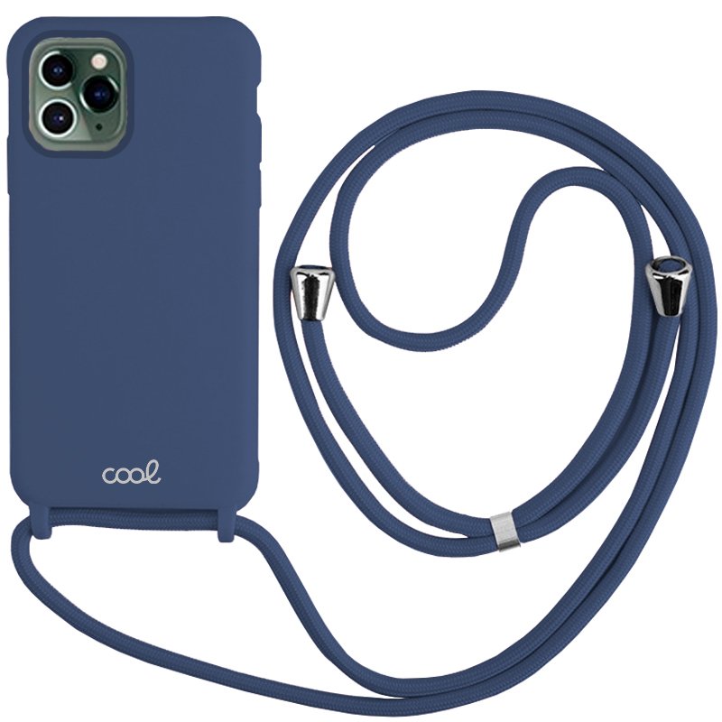 Carcasa COOL para iPhone 14 Pro Cordón Liso Marino