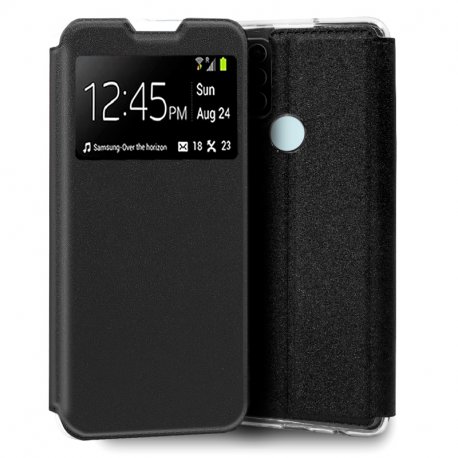 Custodia COOL Flip Cover per ZTE Blade A52 Smooth Black