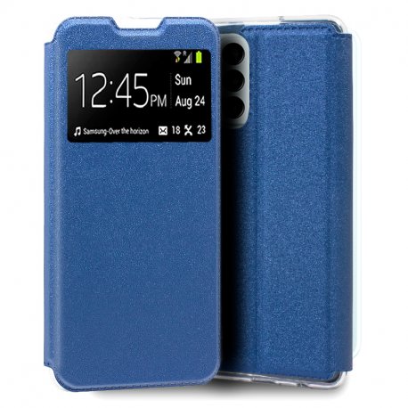 Custodia COOL Flip Cover per Samsung M135 Galaxy M13 / A23 5G Smooth Blu