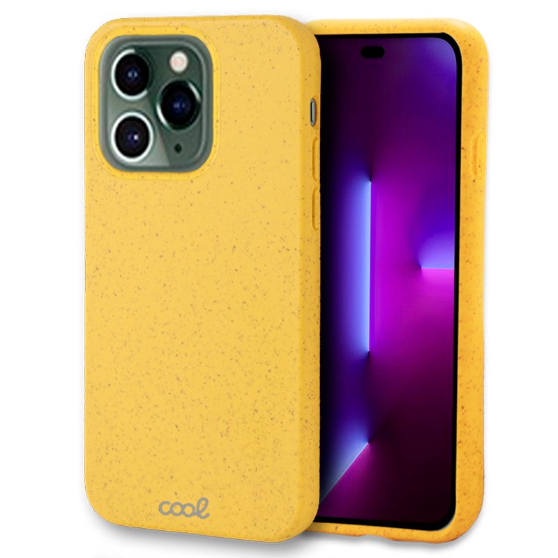 Carcasa COOL para iPhone 14 Pro Eco Biodegradable Amarillo