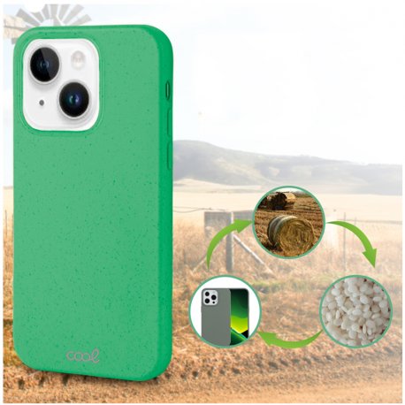 Carcasa COOL para iPhone 14 Eco Biodegradable Mint