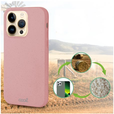 COOL Case for iPhone 14 Pro Max Eco Biodegradable Pink