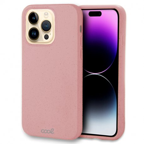 Capa COOL para iPhone 14 Pro Max Eco Biodegradável Rosa