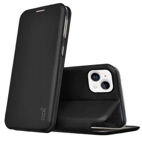 Capa Flip Cover COOL para iPhone 14 Plus Elegance Preto