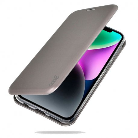COOL Flip Cover per iPhone 14 Elegance D´argento