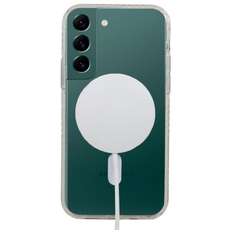 Custodia COOL per Samsung S906 Galaxy S22 Plus trasparente magnetica