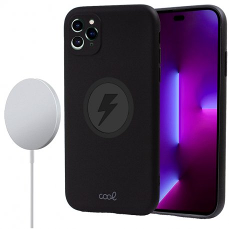 Custodia COOL per iPhone 14 Pro Cover magnetica nera