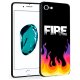 Desenhos de fogo do caso do iPhone 7 / iPhone 8 / iPhone SE (2020) / iPhone SE (2022)
