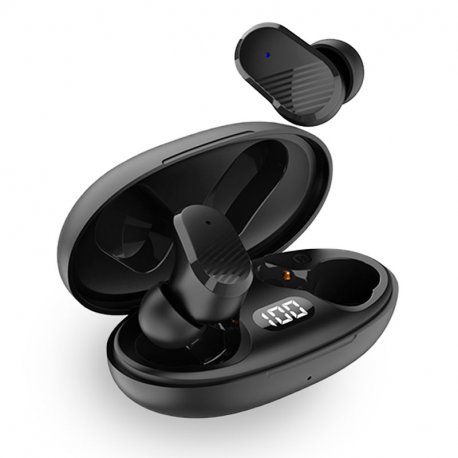 Auscultadores estéreo Bluetooth Dual Pod COOL Feel Preto