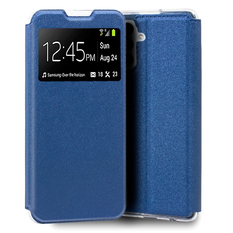 Funda COOL Flip Cover para Samsung A136 Galaxy A13 5G / A04s Liso Azul