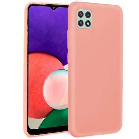Capa de silicone COOL para Samsung A226 Galaxy A22 5G (rosa)