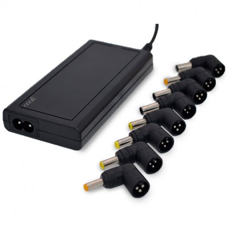 Universal Computer Network Charger. Portable 90w Automatic COOL Slim + 10 conn. (USB QC3.0)