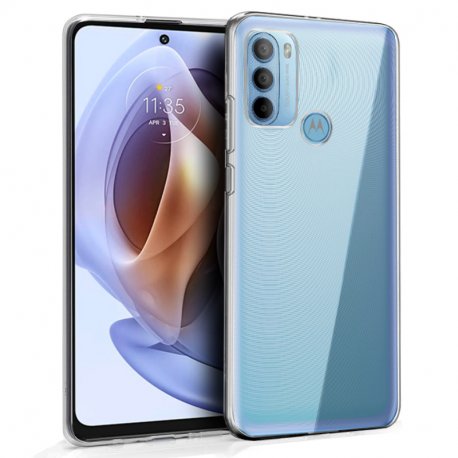 COOL Custodia in silicone per Motorola Moto G31 / G41 (trasparente)