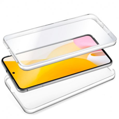 COOL Custodia in silicone 3D per Xiaomi 12 Lite (anteriore + posteriore trasparente)