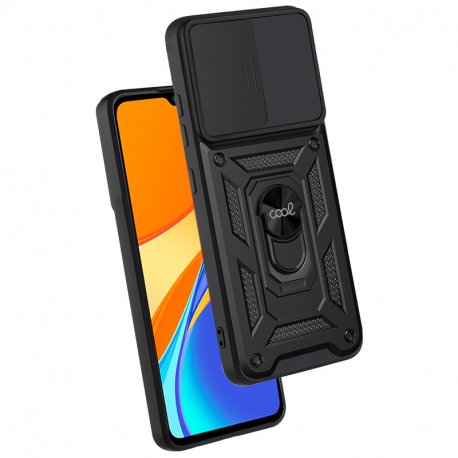 Custodia COOL per Xiaomi Redmi 9C / 10A Hard Ring Nero