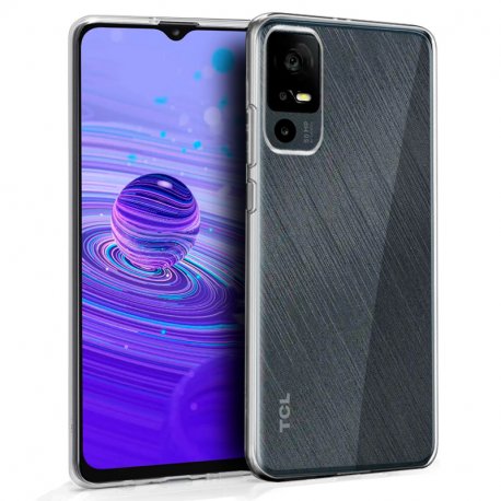 Capa de silicone COOL para TCL 40R 5G (transparente)