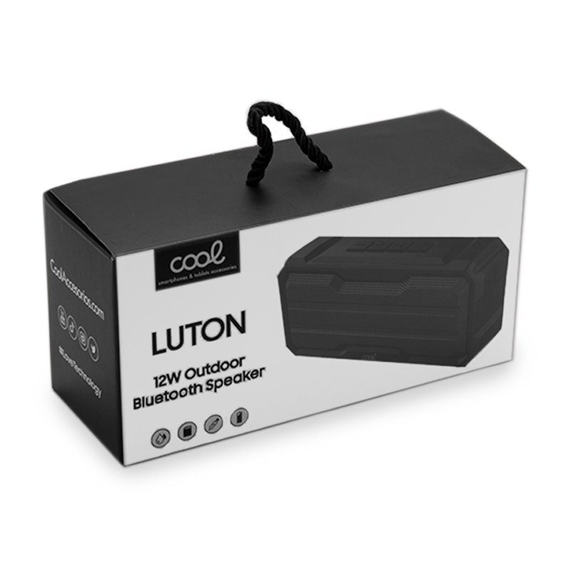 Altavoz Música Universal Bluetooth COOL Luton Negro (12W)