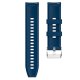 Pulseira universal 22mm Amazfit GTR / Stratos / Huawei / Samsung / COOL Elite / Sunset Blue Rubber