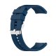 Cinturino universale 22 mm Amazfit GTR / Stratos / Huawei / Samsung / COOL Elite / Gomma blu tramonto