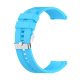 Pulseira universal 22mm Amazfit GTR / Stratos / Huawei / Samsung / COOL Elite / Sunset Rubber Light Blue