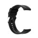 Pulseira universal 22mm Amazfit GTR / Stratos / Huawei / Samsung / COOL Elite / Sunset Rubber Black