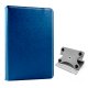 Custodia COOL Ebook Tablet 8 pollici in similpelle blu rotante