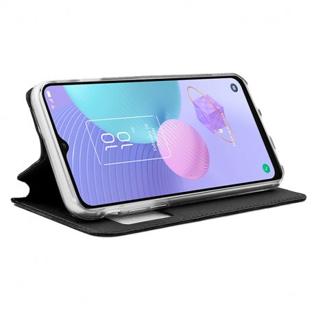 Custodia COOL Flip Cover per TCL 405 Smooth Black