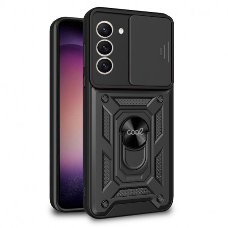 Custodia COOL per Samsung S916 Galaxy S23 Plus Hard Ring Nero
