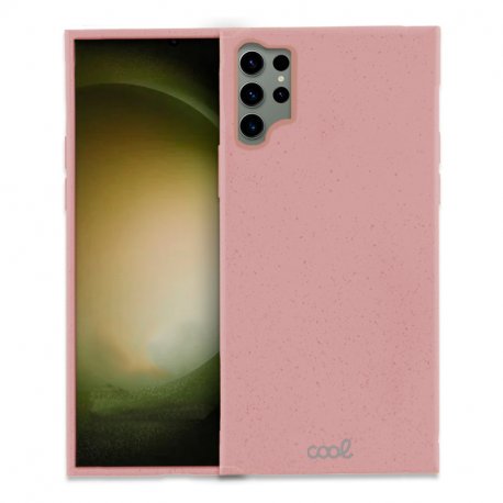 Custodia COOL per Samsung S918 Galaxy S23 Ultra Eco Biodegradabile Rosa