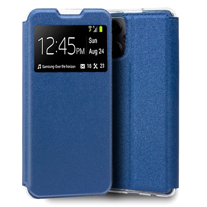 Funda COOL Flip Cover para Xiaomi Poco X5 Pro 5G Liso Azul