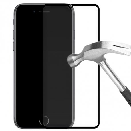 Protector de Pantalla iPhone 8 Olixar Cristal Templado Curvo - Blanco