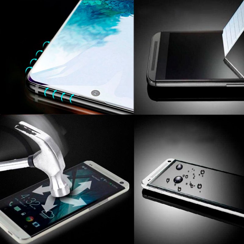 Protector Pantalla Cristal Templado COOL para Huawei P Smart Z / Honor 9X (FULL 3D Negro)