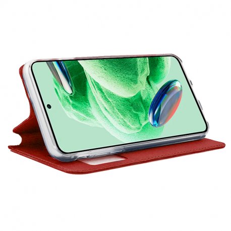Capa COOL Flip Cover para Poco X5 5G Smooth Red