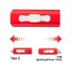 Pen Drive USB x32 GB COOL (3 em 1) Lightning / Type-C / USB Red