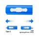 Pen Drive USB x64 GB COOL (3 em 1) Lightning / Type-C / USB Blue