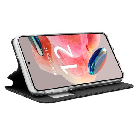 Custodia COOL Flip Cover per Xiaomi Redmi Note 12 Smooth Black