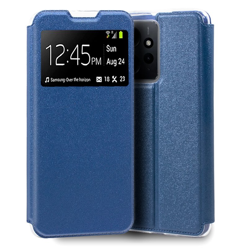 Funda COOL Flip Cover para Xiaomi Redmi Note 12 Liso Azul