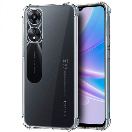 Capa COOL para Oppo A78 5G AntiShock Transparente