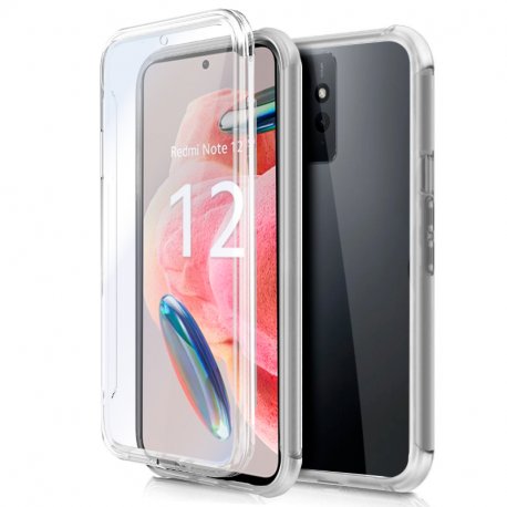 Capa COOL de Silicone 3D para Xiaomi Redmi Note 12 (frente e verso transparentes)