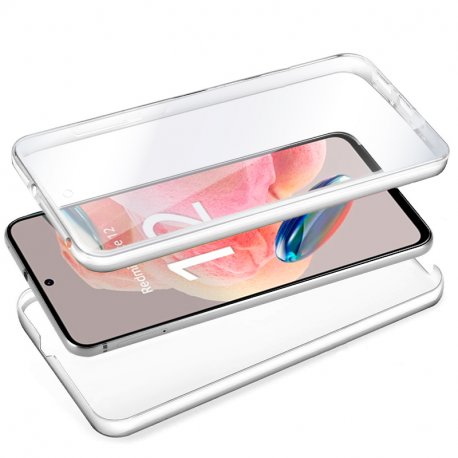 Capa COOL de Silicone 3D para Xiaomi Redmi Note 12 (frente e verso transparentes)