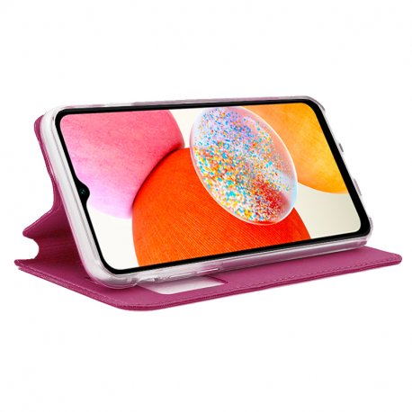 Capa Flip Cover COOL para Samsung A145 Galaxy A14 / A14 5G Rosa